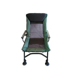 Camping Lounge Chair, Portable Folding Recliner With Adjustable Backrest