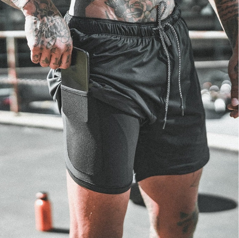 Compression Shorts with Pockets