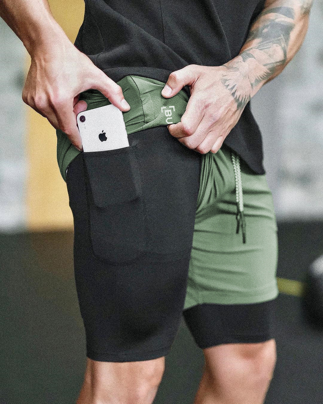Compression Shorts with Pockets