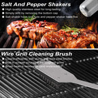 POLIGO 29 PCS BBQ Grilling Tools With Accessories and Case