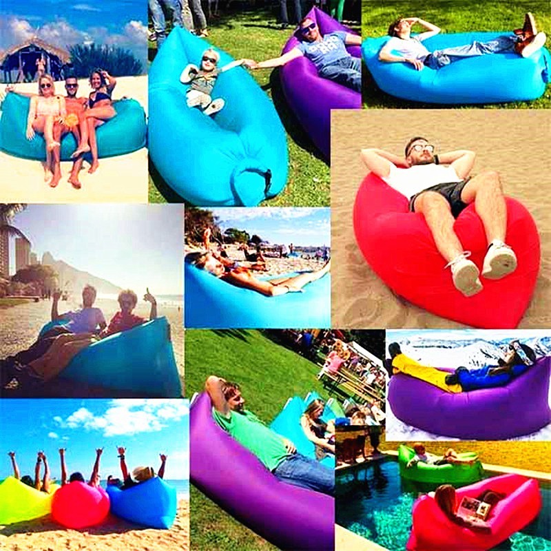 Outdoor Air Sofa - Fast Inflatable - Lazy Air Sofa -
