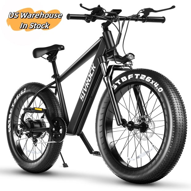 Professional Electric Bike For Adults, 26 X 4.0 Inches Fat Tire Electric Mountain Bicycle, 1000W Motor 48V 15Ah Ebike For Trail Riding, Excursion And Commuting