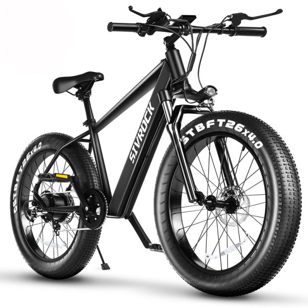 Professional Electric Bike For Adults, 26 X 4.0 Inches Fat Tire Electric Mountain Bicycle, 1000W Motor 48V 15Ah Ebike For Trail Riding, Excursion And Commuting