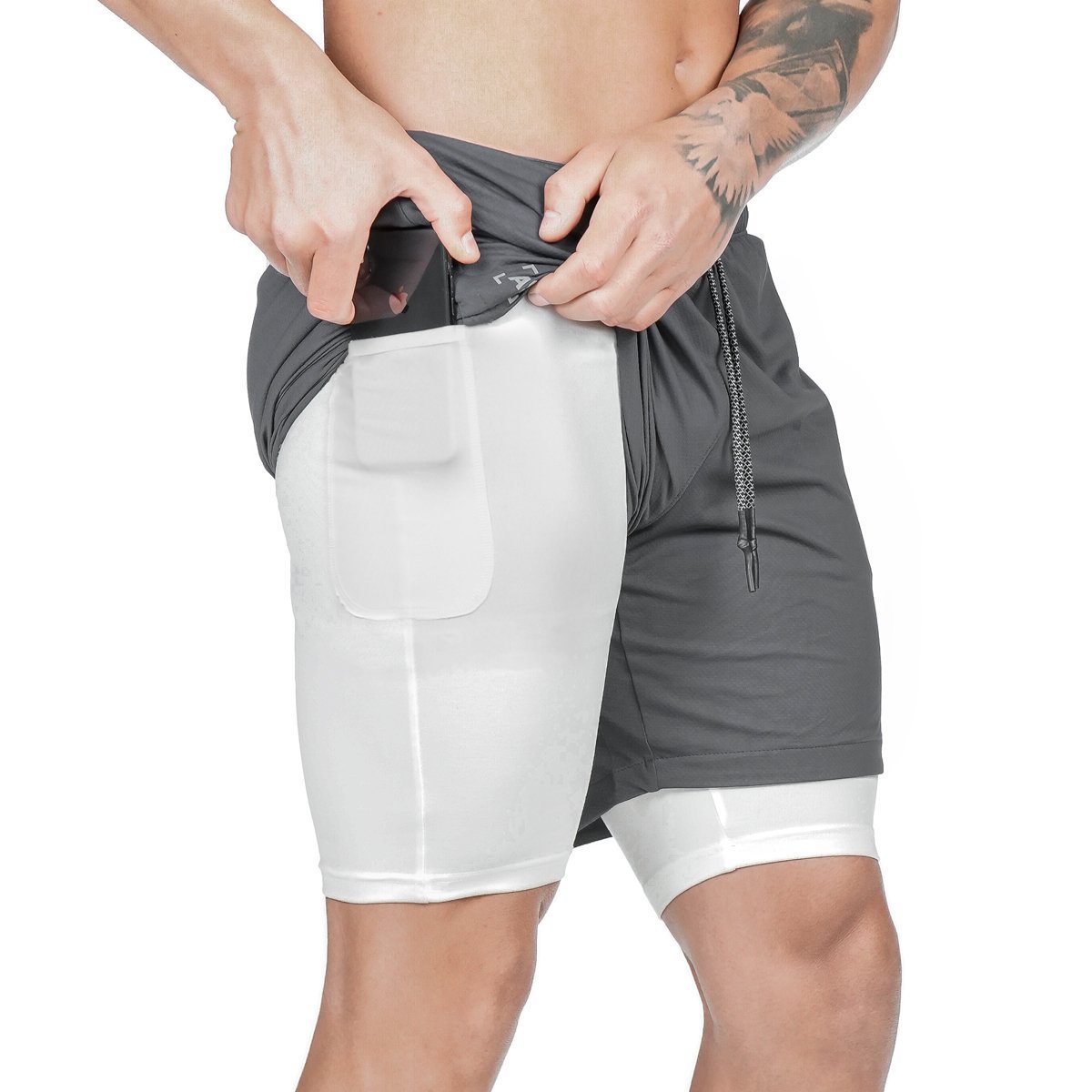 Compression Shorts with Pockets
