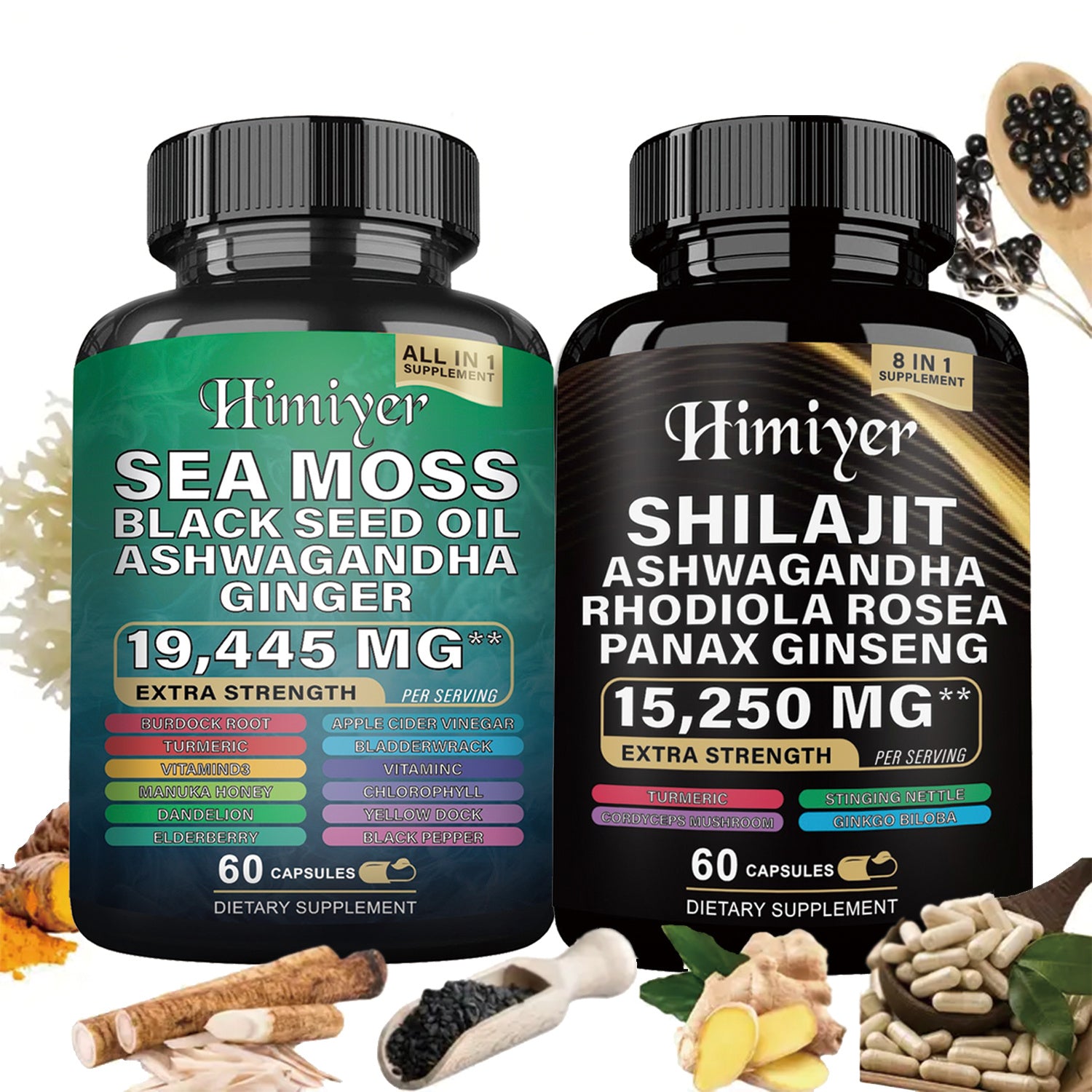 Shilajit, Sea Moss, and Ashwagandha combo pure and natural