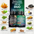 Shilajit, Sea Moss, and Ashwagandha combo pure and natural