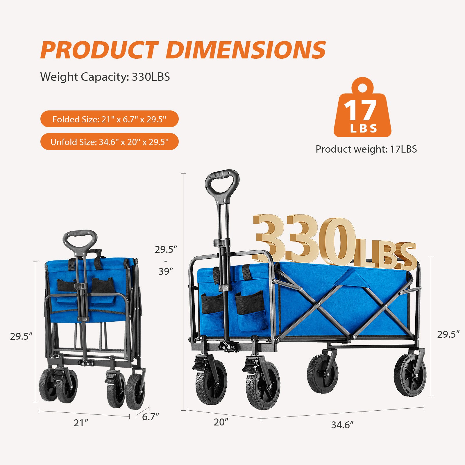 Foldable Carriage For Camping
