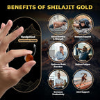 Shilajit Gummies, Himalayan Shilajit Supplements, Ashwagandha, Gokshura, 85 Trace Minerals, High Potency Gold Grade, 60 Gummies For Energy Boost, Immune Support, Non-GMO